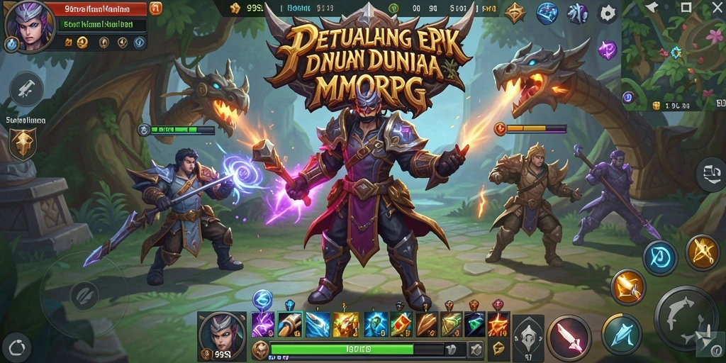 Tampilan menakjubkan dari gameplay 99SL di dunia MMORPG.