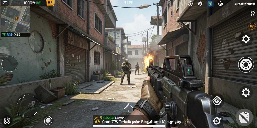 Tampilan gameplay ARISTA88 saat pertarungan sengit.