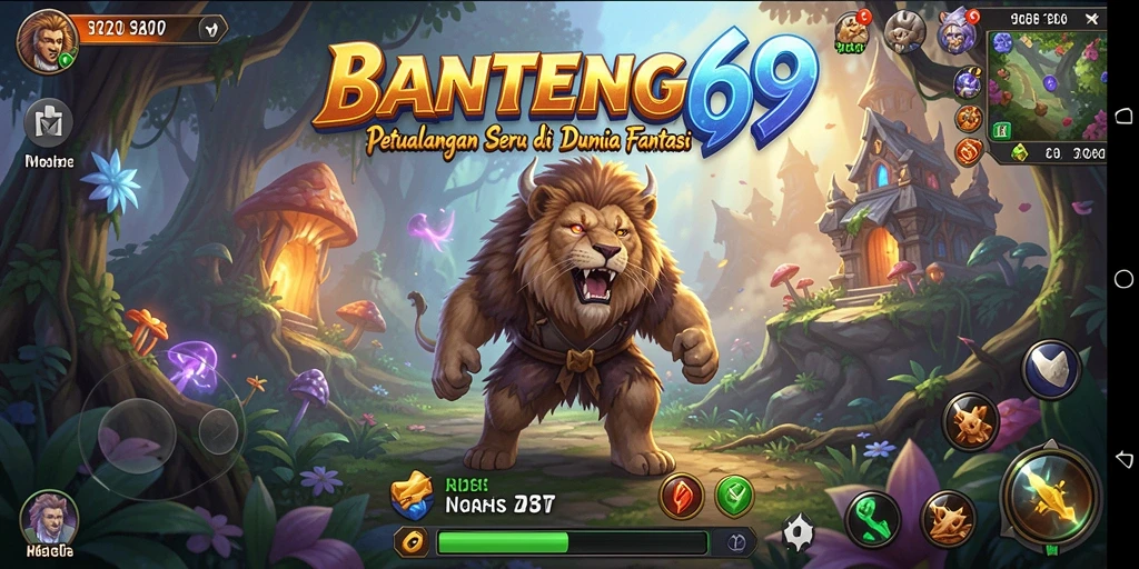 Tampak seru dari gameplay petualangan BANTENG69 yang menantang.