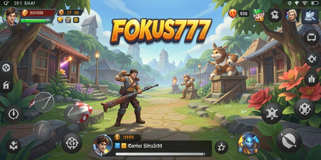 Tangkapan layar gameplay FOKUS777 yang menampilkan aksi menarik dan interaktif.