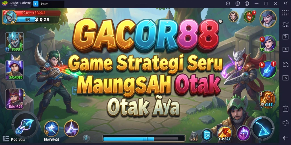 Tampilan gameplay GACOR88 dengan berbagai strategi yang menantang.