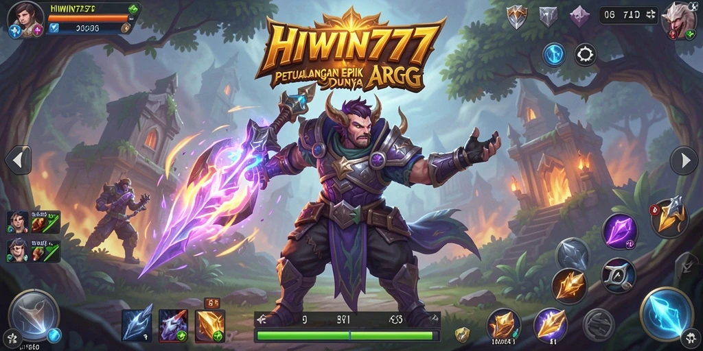 Tampilan gameplay seru dan mendebarkan di HIWIN777.