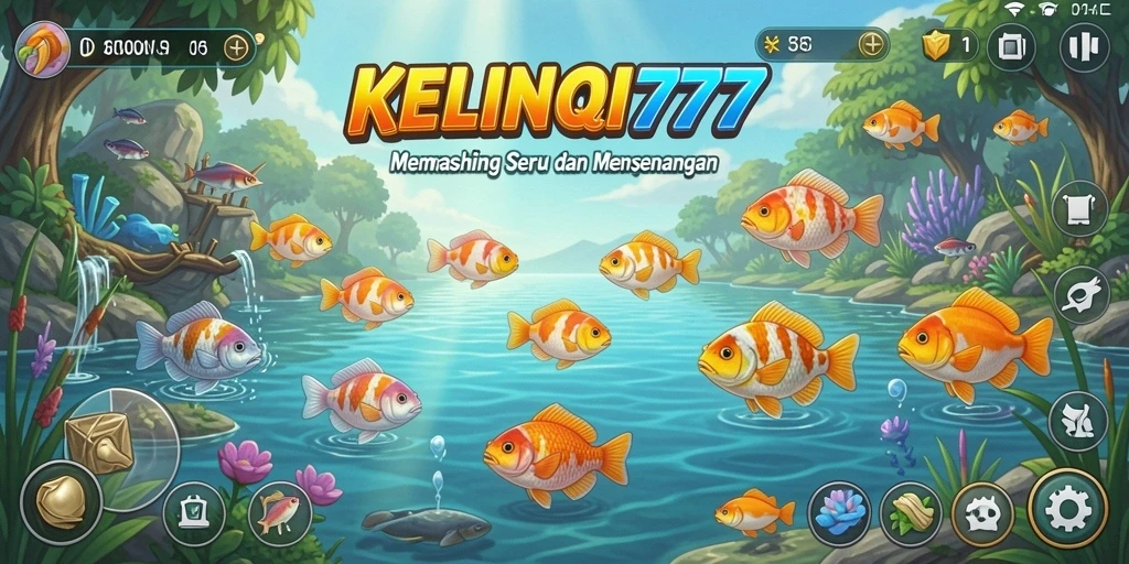 Gameplay memancing yang seru dan penuh warna dari KELINCI777.