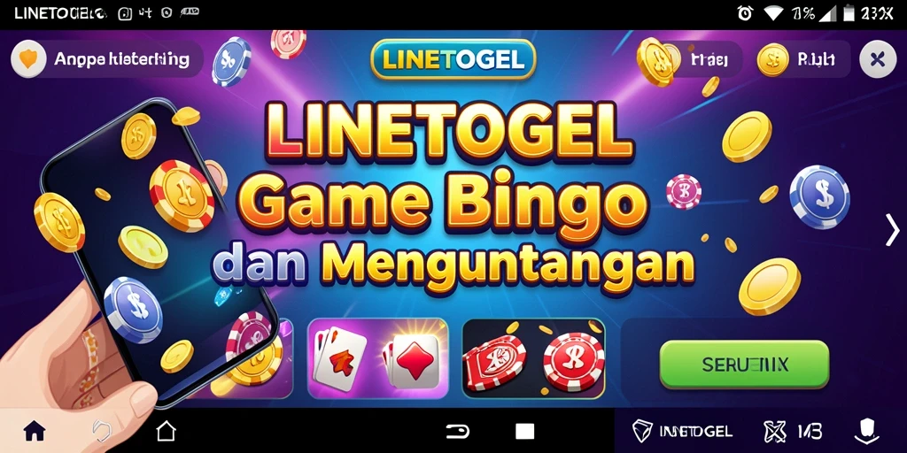 Screenshot gameplay LINETOGEL yang menampilkan keseruan Bingo.