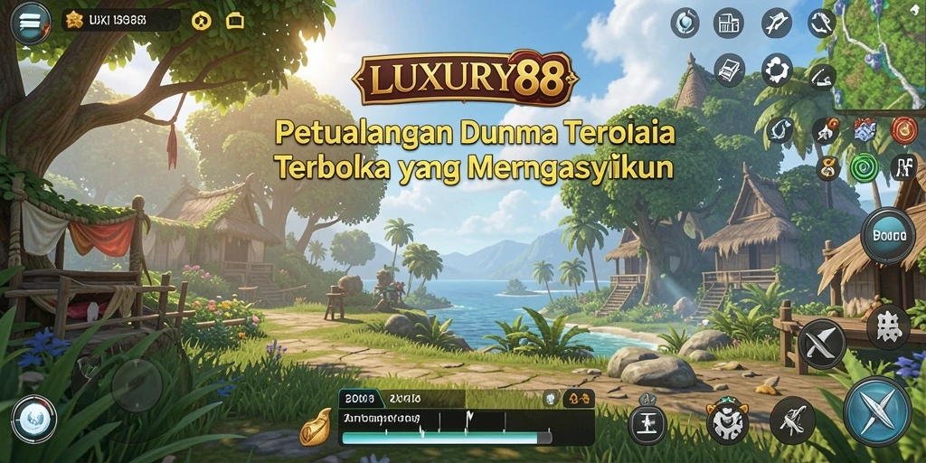 Tampilan gameplay yang menakjubkan di dunia terbuka.