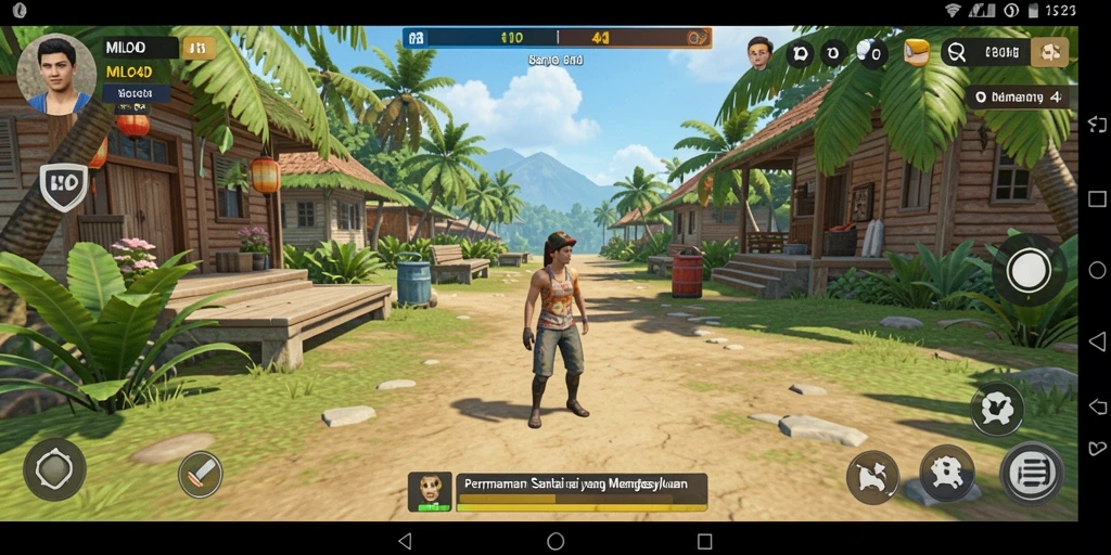 Tampilan gameplay <strong>MILO4D</strong> yang penuh warna dan menarik.