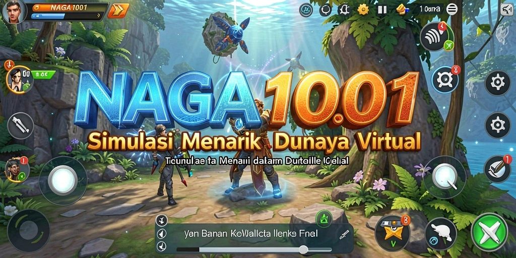 Tangkapan layar gameplay NAGA1001 menampilkan interaksi karakter yang mendalam.