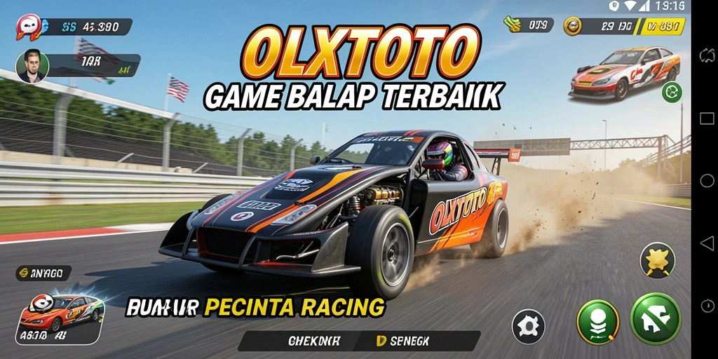 Tangkapan layar utama dari gameplay balap yang seru di OLXTOTO.