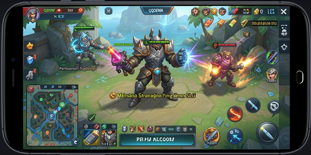 Tampilan gameplay menarik dari QQDEWA dengan elemen strategi.