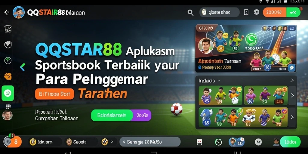 Tampilan menarik dari aplikasi QQSTAR88 dengan berbagai opsi taruhan.