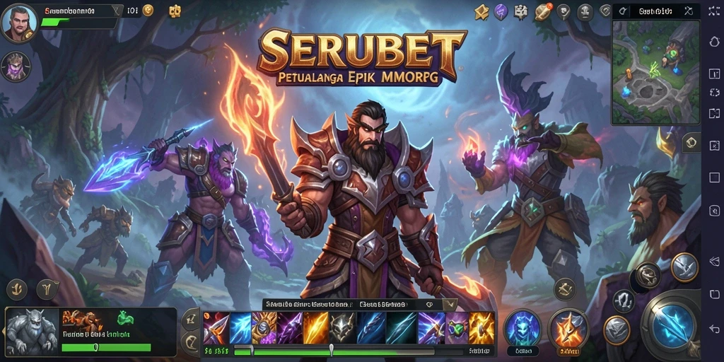 Gameplay seru di dunia fantasi SERUBET yang penuh tantangan.